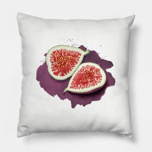 Juicy Fruity Figs Pattern Pillow