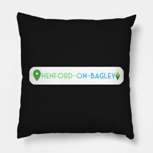 Henford-On-Bagley Location- The Sims 4 Pillow