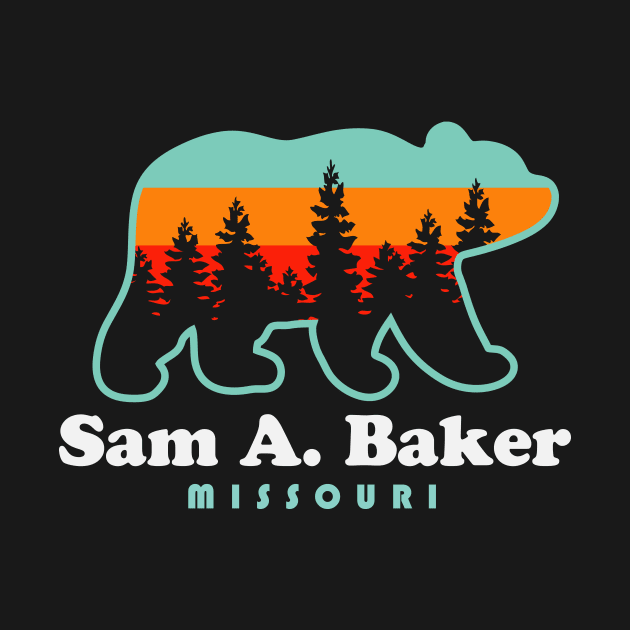 Sam A. Baker State Park Missouri Patterson MO Bear by PodDesignShop