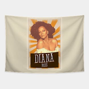 Vintage Aesthetic Diana Ross Tapestry