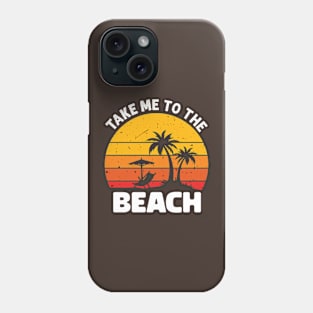 Take me to the beach - retro styled Phone Case