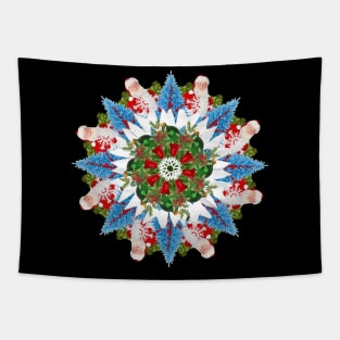 Noel mandala Tapestry