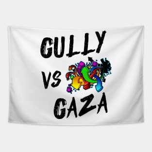 Gully vs Gaza - Rap Lovers Design, Music Fans Tapestry