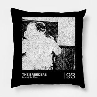 The Breeders / Minimalst Graphic Artwork Design Pillow