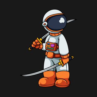 Astronaut Samurai T-Shirt