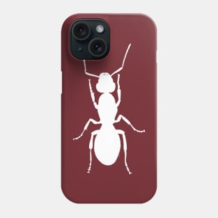 Black field ant queen (inverted) Phone Case