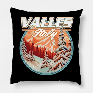 Valles Italy Logo Pillow