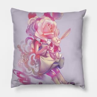 Alice tripping in wonderland Pillow