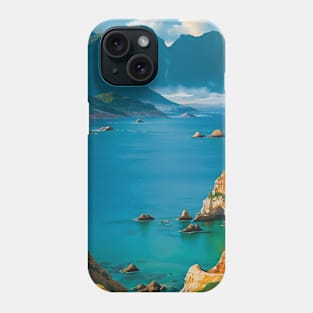 Tourism Poster Aesthetic - Coastal Beach Phone Case