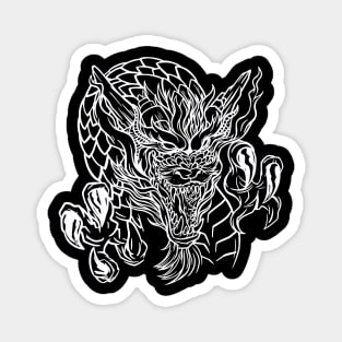 Awaken the dragon in you - gift idea Magnet