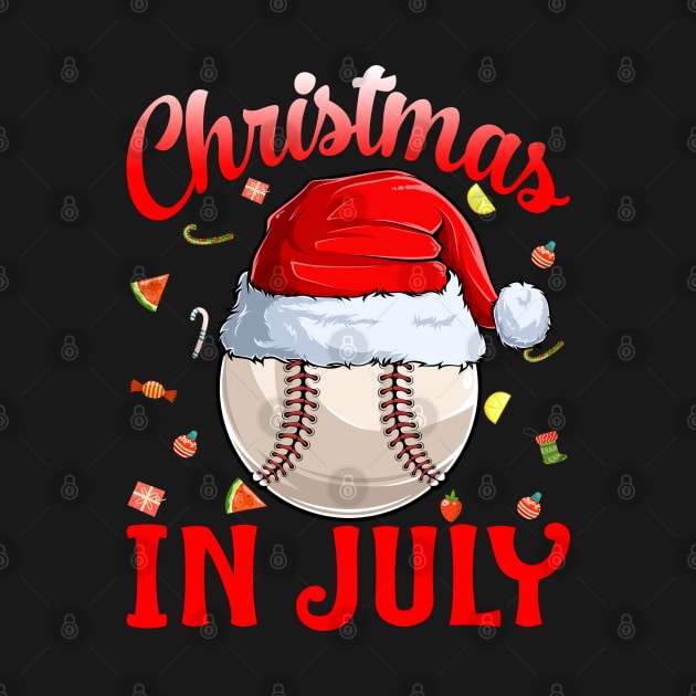 Christmas In July Baseball Santa Hat Summer by eyelashget