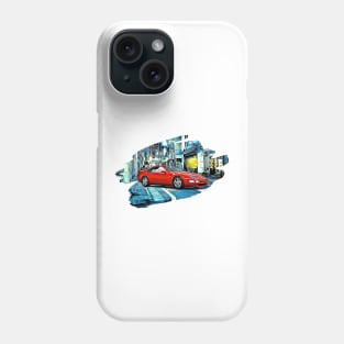 300zx Tokyo Night Print Phone Case