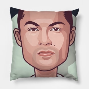 Cristiano Ronaldo Big Head Caricature Pillow