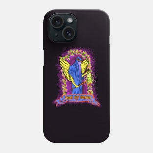 Angel illustration of wisdom Phone Case