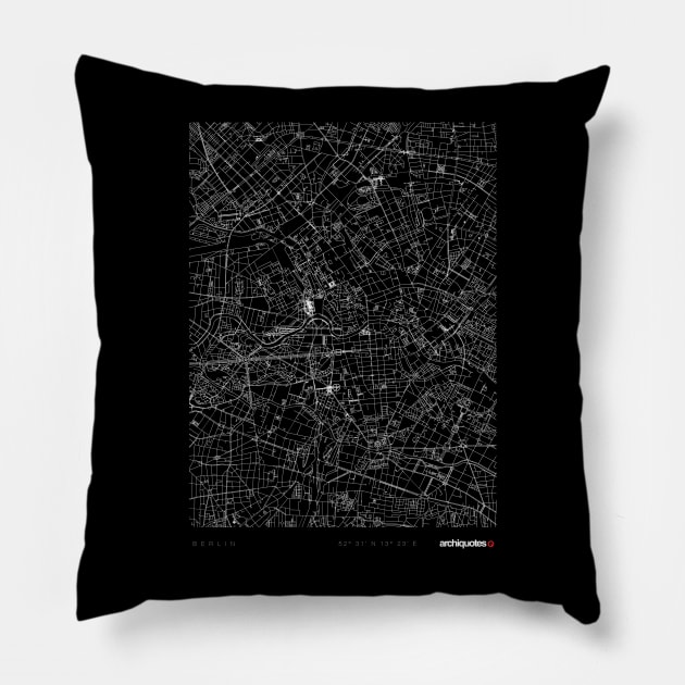 Berlin archiquotes Pillow by archiquotes