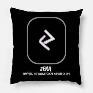 The Nordic rune Jera Pillow