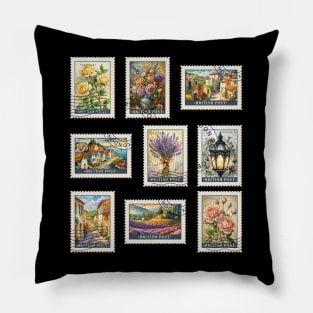 Vintage Post Collection Pillow