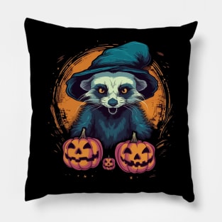 Ferret  Halloween Pillow