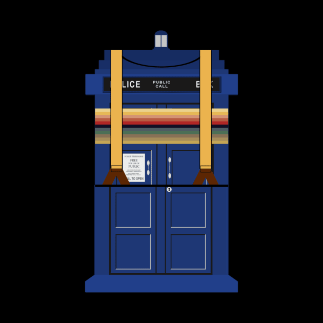 13th Doctor Tardis by EnchantedTikiTees