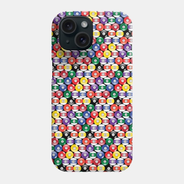 Billiards Phone Case by DesignsbyDonnaSiggy