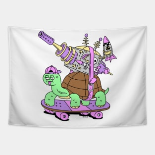 BATTLE TURTLE Tapestry