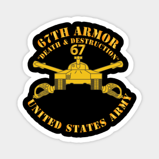 67th Armor - Armor Branch Magnet