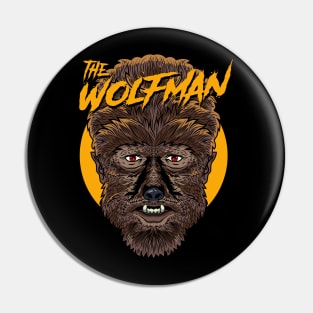 vintage the wolfman Pin