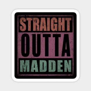 Classic Name Madden Color Styles Christmas 70s 80s 90s Magnet