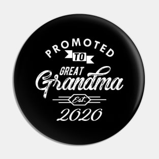 Promoted to great grandma est. 2020 Pin