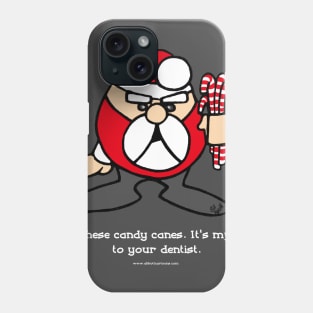 Funny Rude Santa Cartoons by Bill Abbott Phone Case