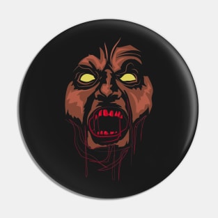 Scary Zombie Halloween Costume Pin