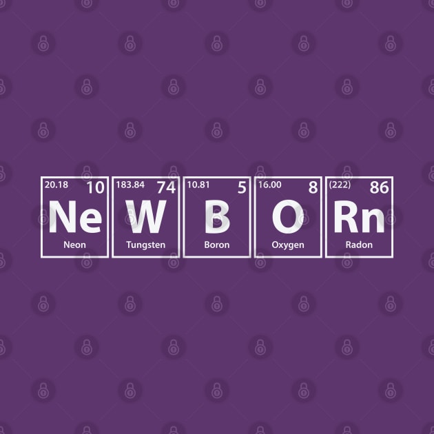 Newborn (Ne-W-B-O-Rn) Periodic Elements Spelling by cerebrands