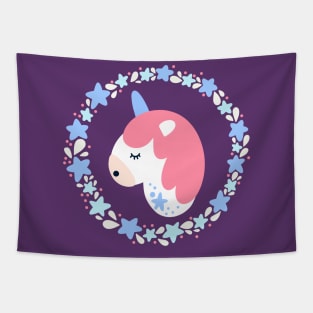 Cute Unicorn Tapestry