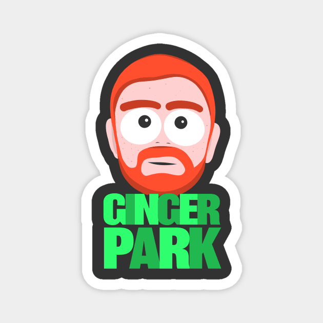 If Comedian Andrew Santino Was a Cartoon Character Magnet by Ina