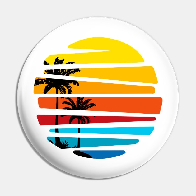 Tropical island Pin by clingcling