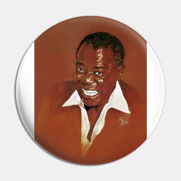Louis Armstrong Pin by Neil Feigeles