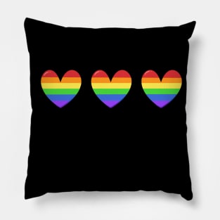 Gay Hearts! Pillow