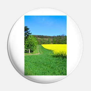 English Summer Crop Pin