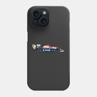 Ayrton Senna's Toleman Hart 184 Illustration Phone Case