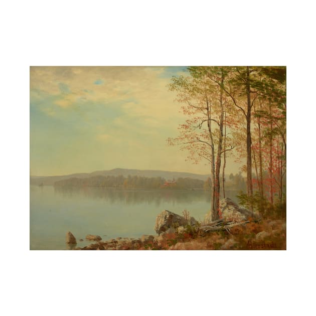 Landscape by Albert Bierstadt by Classic Art Stall