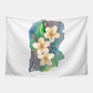 Tropical flowers Tapestry