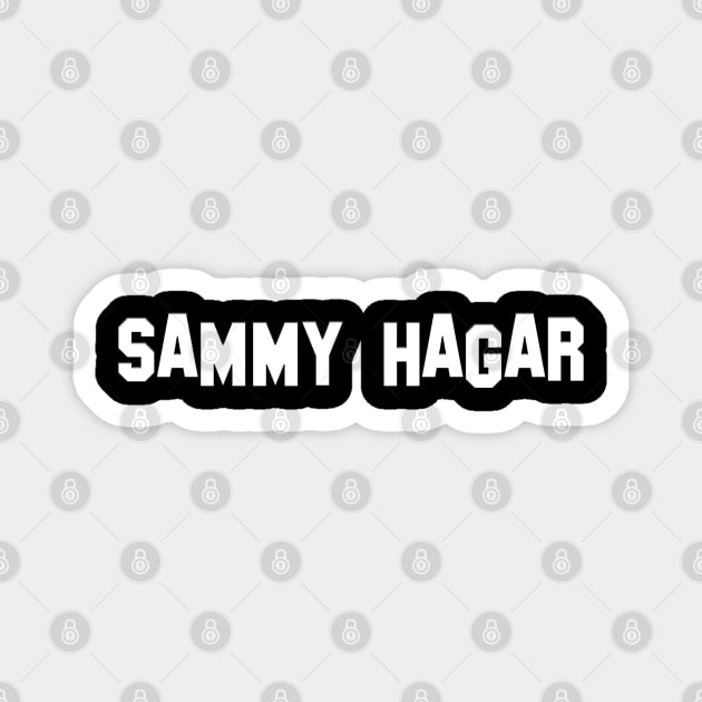 Sammy Hagar Hollywood Sign Style Magnet by RetroZest