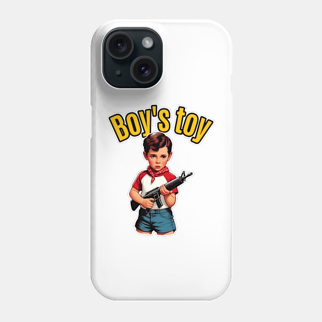 Boy's Toy Phone Case by Rawlifegraphic