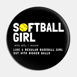 softball girl Pin