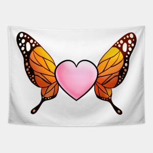 Butterfly Heart Tapestry