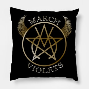 The March Violets - Logo. Pillow