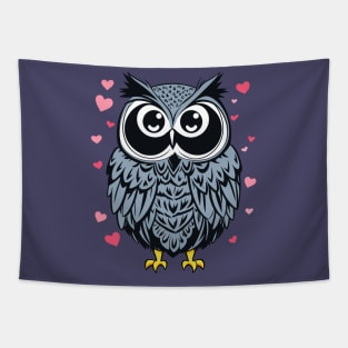 kawaii Mr. Owl 11 Tapestry