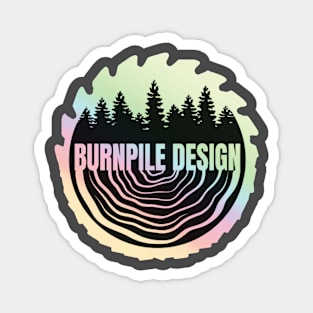 Burnpile Design Logo Magnet