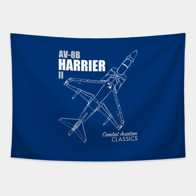 AV-8B Harrier II Tapestry by TCP