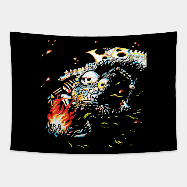 Flame from hell Tapestry by TobuTako